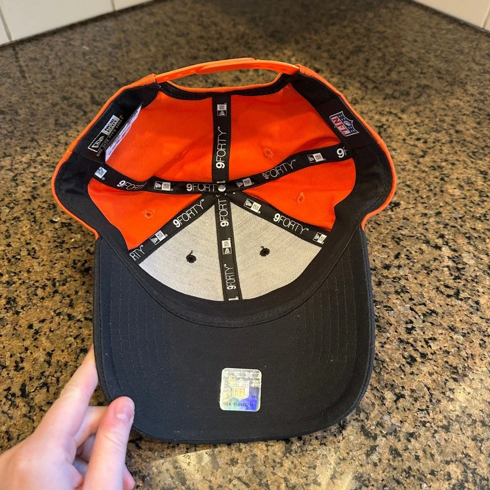 Cincinnati Bengals New Era 9FORTY Hat Cap Snapback NFL Orange Black